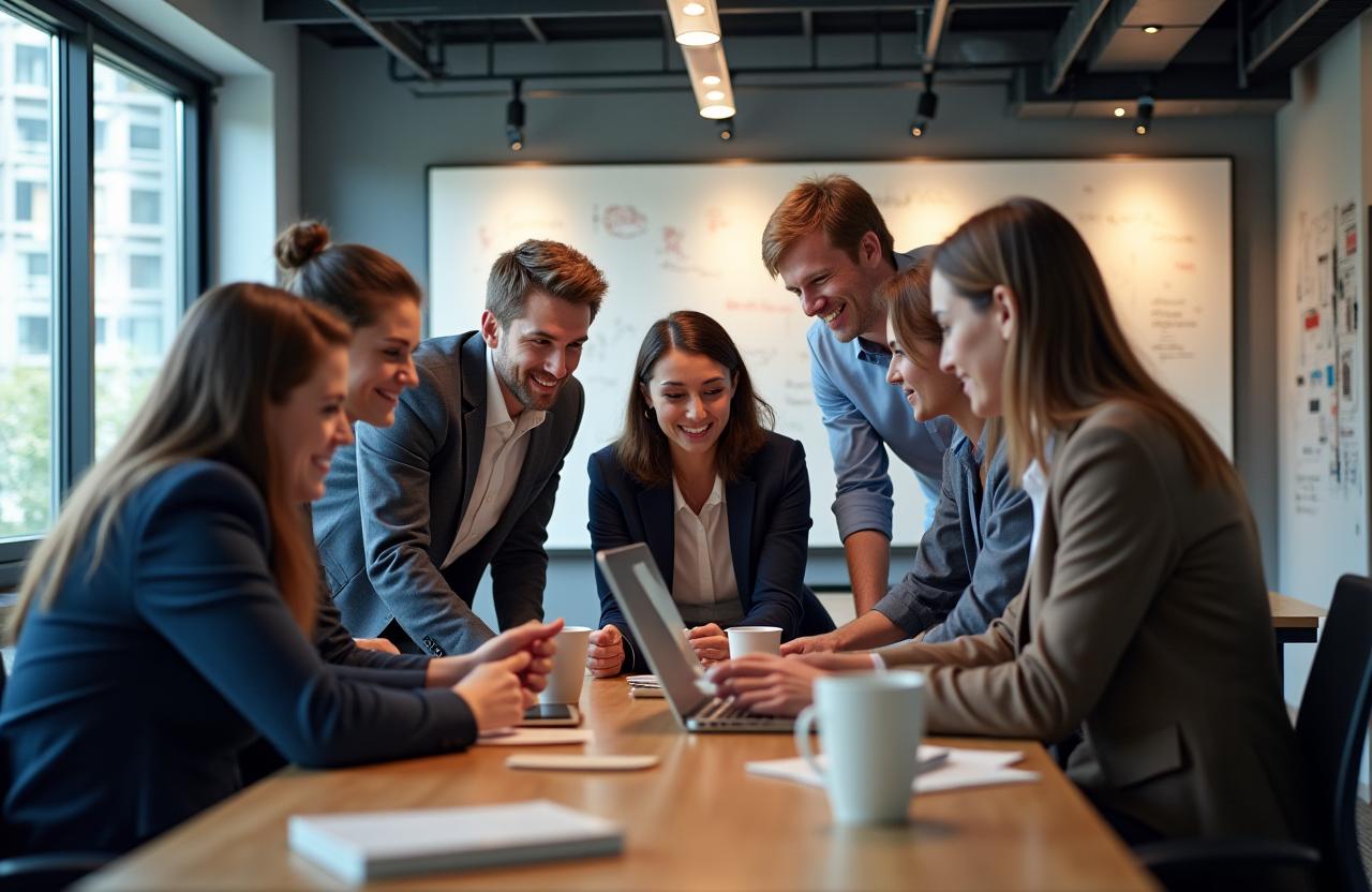 El equipo de expertos de SolMaris HR Consulting trabajando en una estrategia de recursos humanos